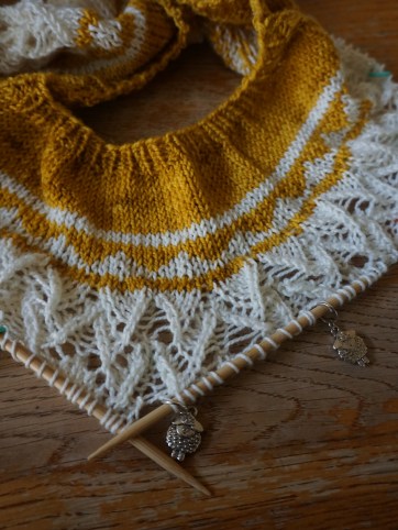 Zweig Sweater in process